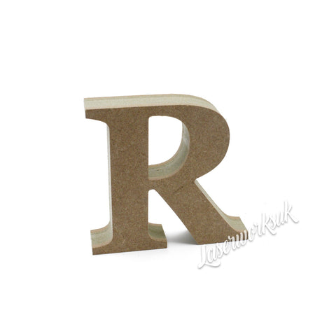 Free Standing Georgia Font 18mm Wooden Letters & Numbers 8cm - 40cm - LaserworksUK