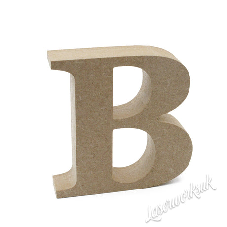 Free Standing Georgia Font 18mm Wooden Letters & Numbers 8cm - 40cm - LaserworksUK