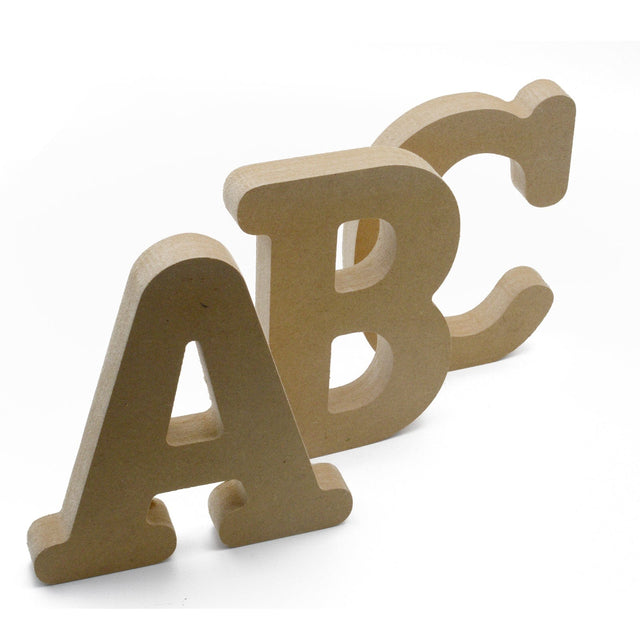 Free Standing Rounded Bold Letters & Numbers 8cm - 40cm - LaserworksUK