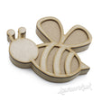 Freestanding 3D Bee Craft Shape - Insect Nursery Decor - Laserworksuk