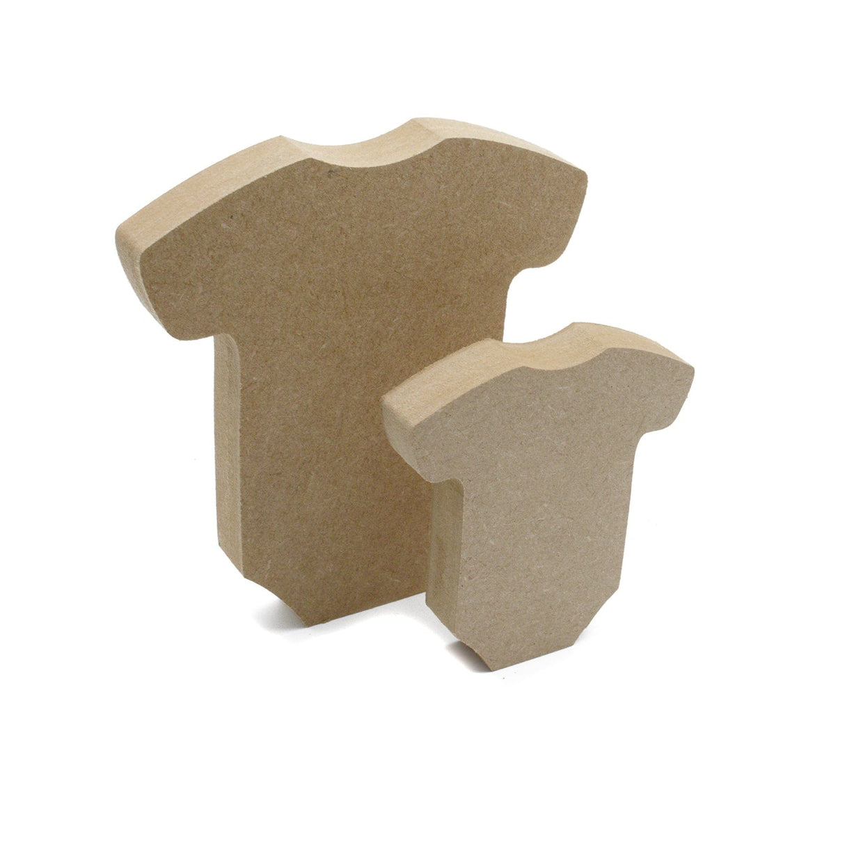 Freestanding Baby Vest Sleepsuit - 18mm MDF Wooden Craft Shape - Laserworksuk