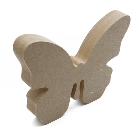 Freestanding Butterfly 18mm MDF Wooden Craft Shape - Laserworksuk