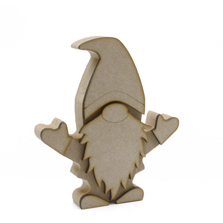 Freestanding Christmas Gnome Shapes - Christmas & Nursery Decor - Laserworksuk