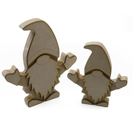 Freestanding Christmas Gnome Shapes - Christmas & Nursery Decor - Laserworksuk
