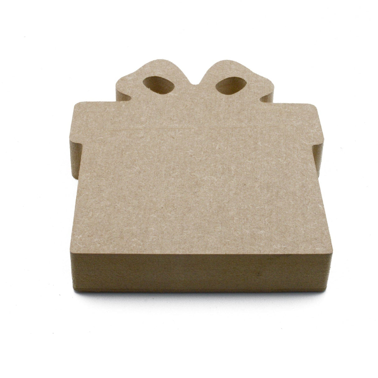 Freestanding Christmas Present Shape Wooden Gift - Laserworksuk