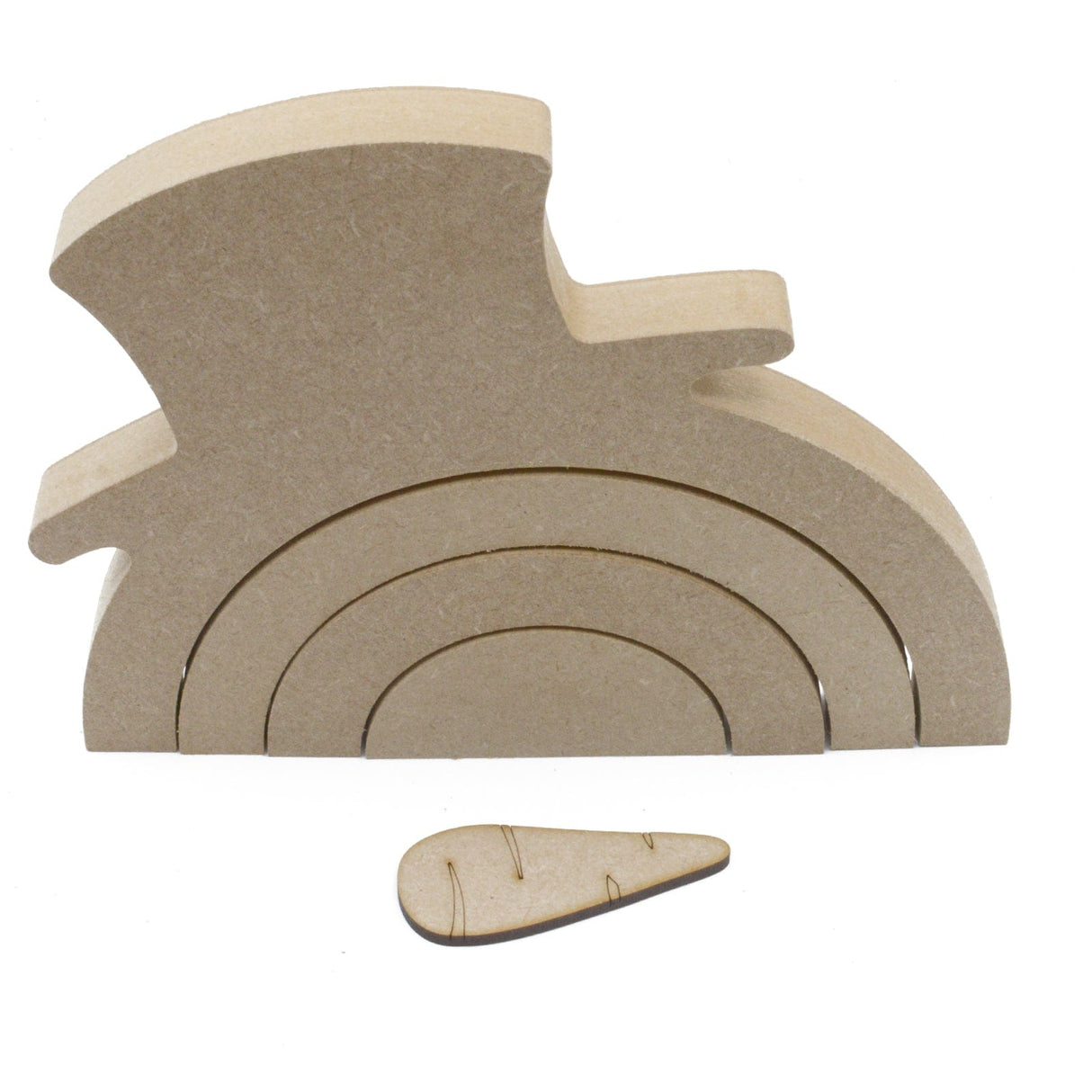 Freestanding Christmas Snowman Stacking Rainbow Shape - Laserworksuk