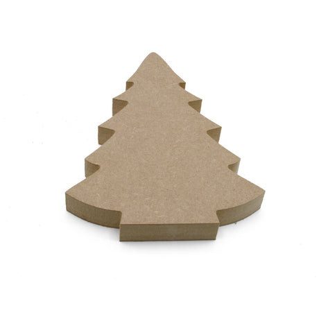 Freestanding Christmas Tree Shape - 18mm MDF Wooden Craft Blanks - Laserworksuk