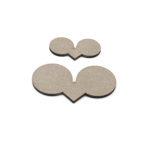 Freestanding Cute Owl Bird Shapes - Nursery Decor - Laserworksuk