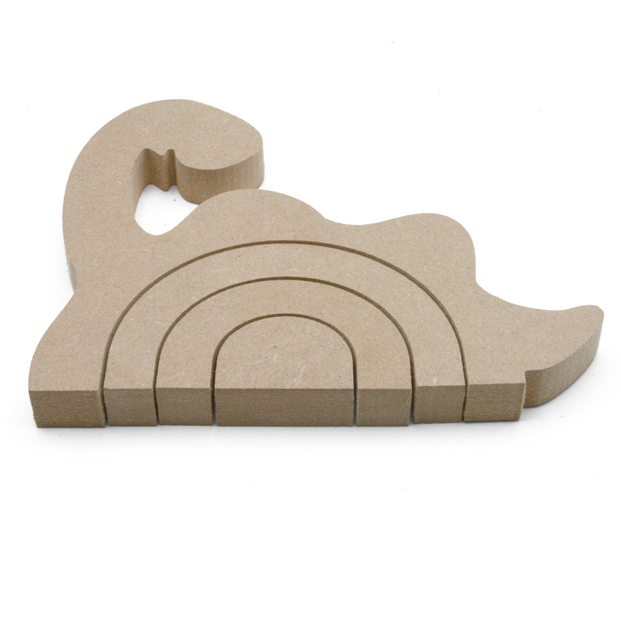 Freestanding Dinosaur Stacking Rainbow -18mm MDF Nursery Décor - Laserworksuk