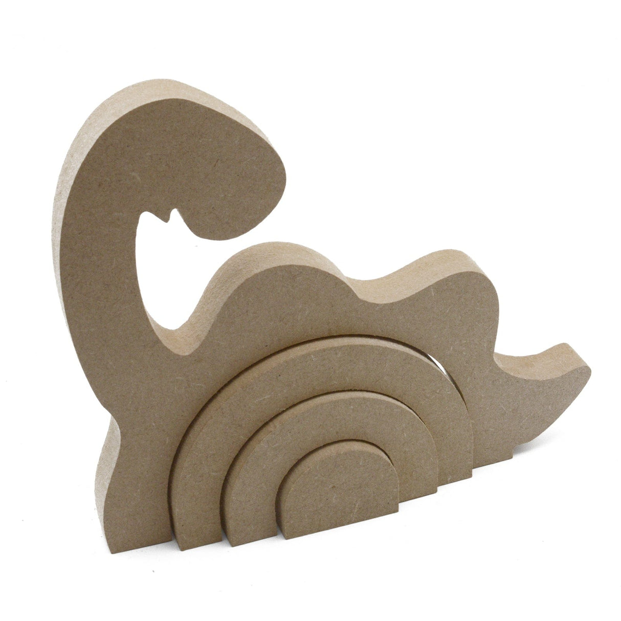 Freestanding Dinosaur Stacking Rainbow -18mm MDF Nursery Décor - Laserworksuk