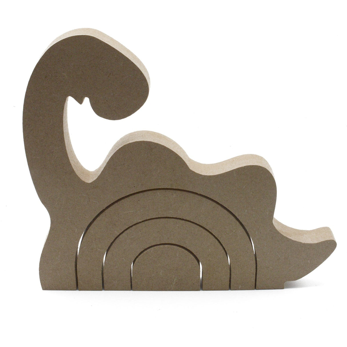 Freestanding Dinosaur Stacking Rainbow -18mm MDF Nursery Décor - Laserworksuk
