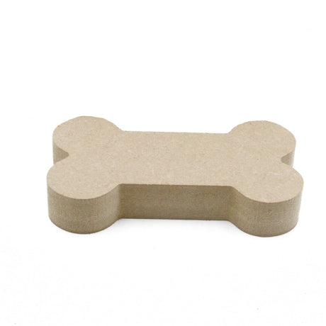Freestanding Dog Bone 18mm MDF Wooden Craft Shapes - Laserworksuk