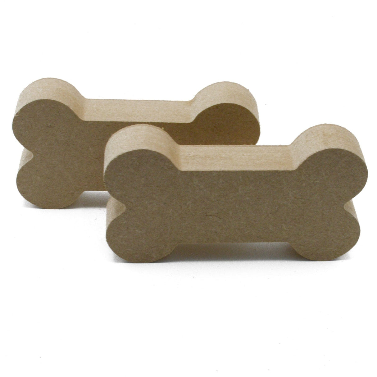 Freestanding Dog Bone 18mm MDF Wooden Craft Shapes - Laserworksuk
