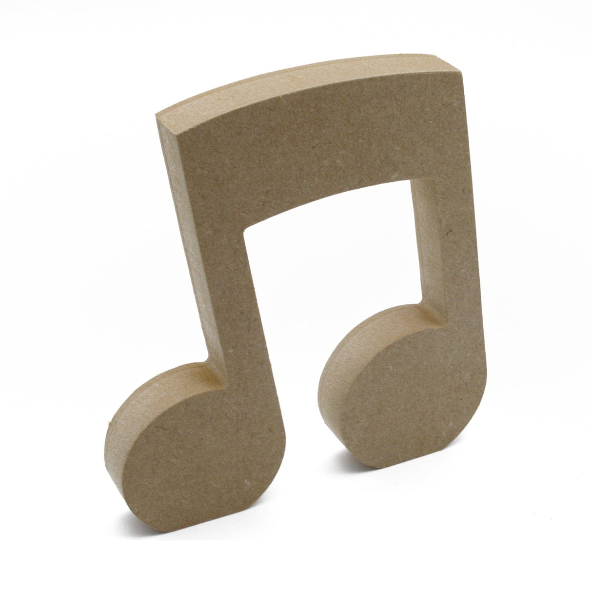 Freestanding Double Music Note - 18mm MDF Musical Notes - Laserworksuk