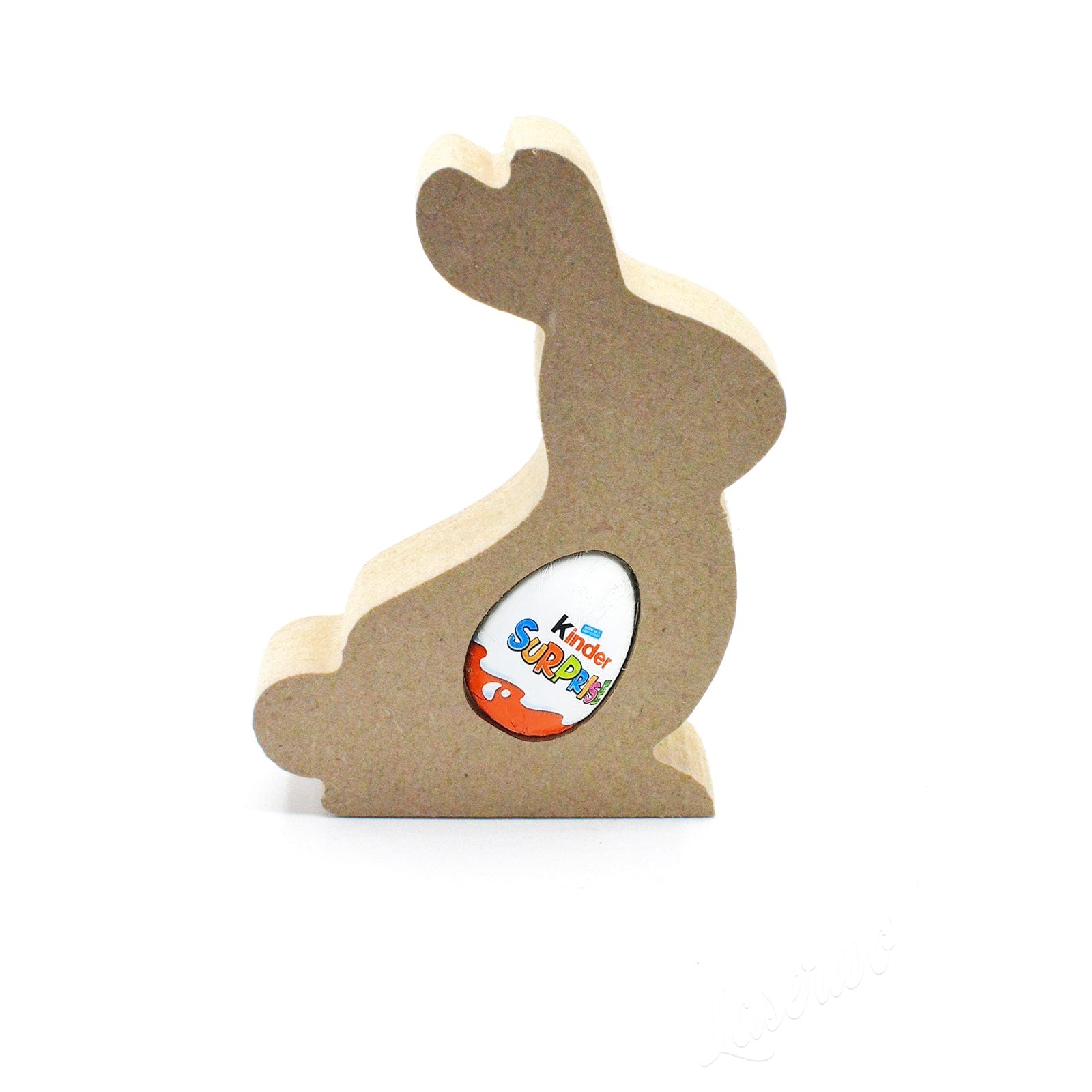 Freestanding Easter Bunny Chocolate Egg Holder - Laserworksuk