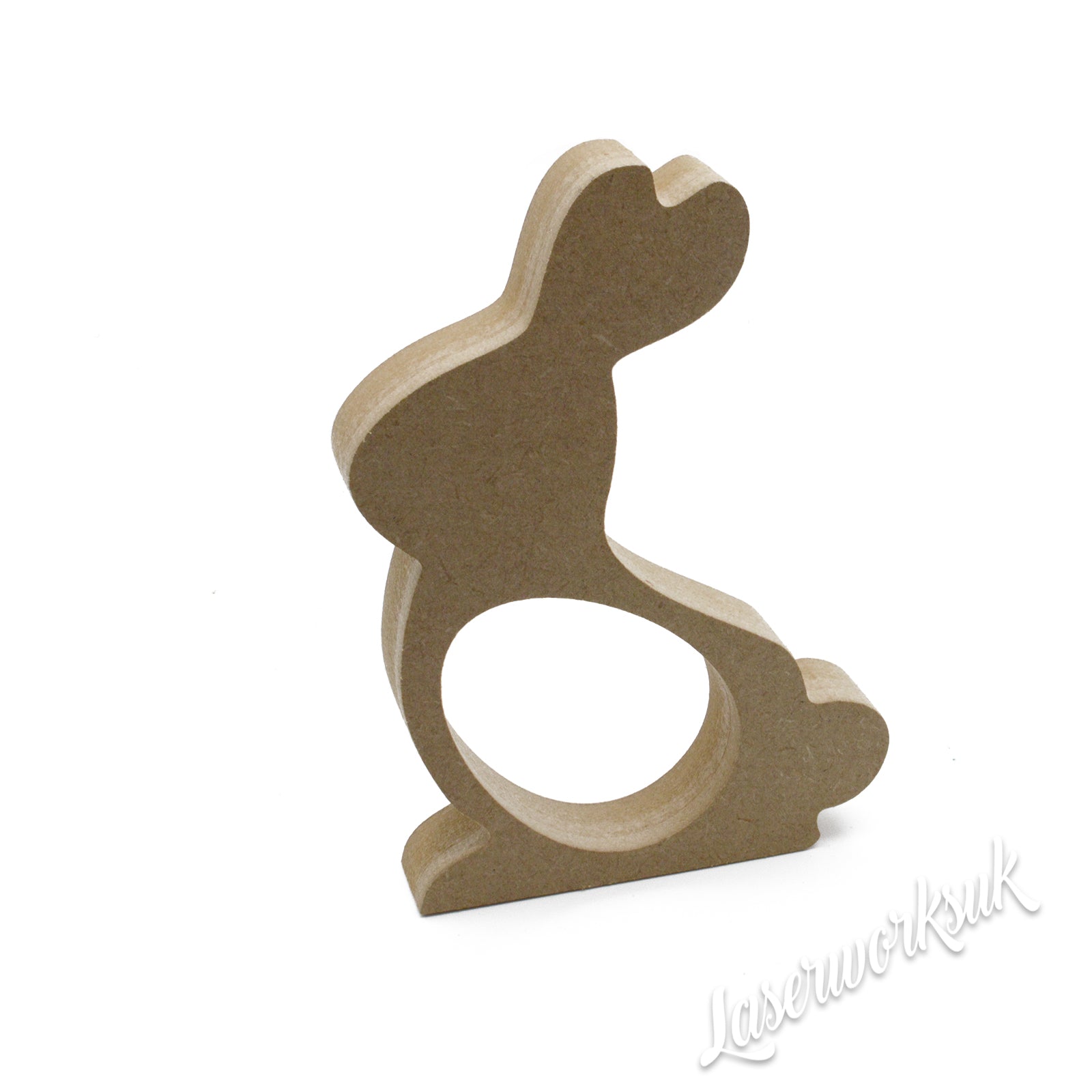 Freestanding Easter Bunny Chocolate Egg Holder - Laserworksuk