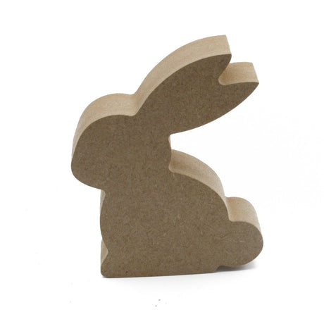 Freestanding Easter Bunny Rabbit Wooden Craft Shapes - Laserworksuk