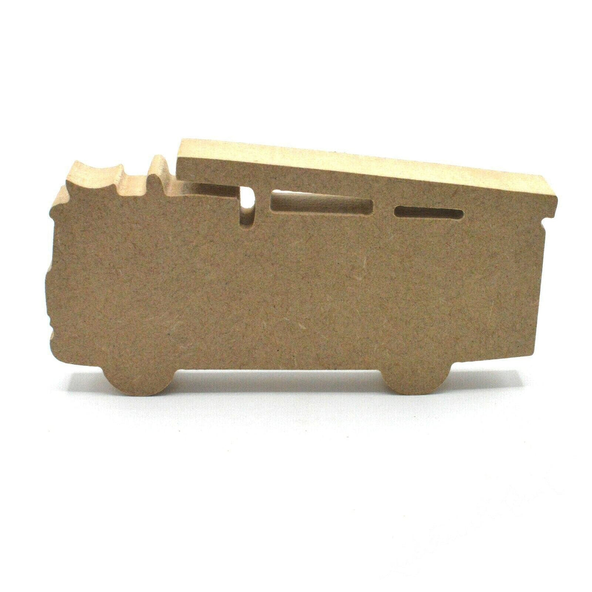 Freestanding Fire Engine - 18mm MDF Wooden Craft Shapes - Laserworksuk