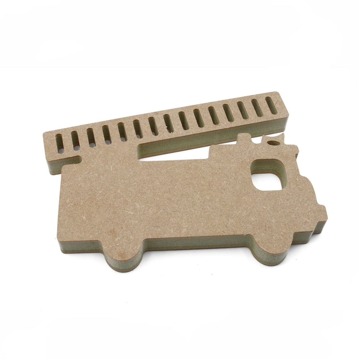 Freestanding Fire Truck 18mm MDF Wooden Craft Shapes - Laserworksuk