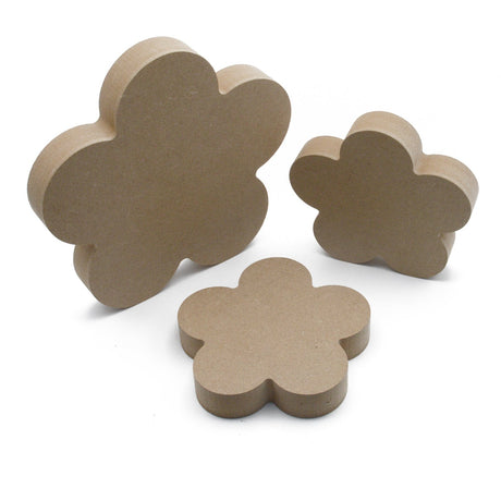 Freestanding Flowers - Wooden Daisy Shapes - Laserworksuk