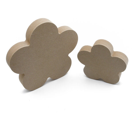 Freestanding Flowers - Wooden Daisy Shapes - Laserworksuk
