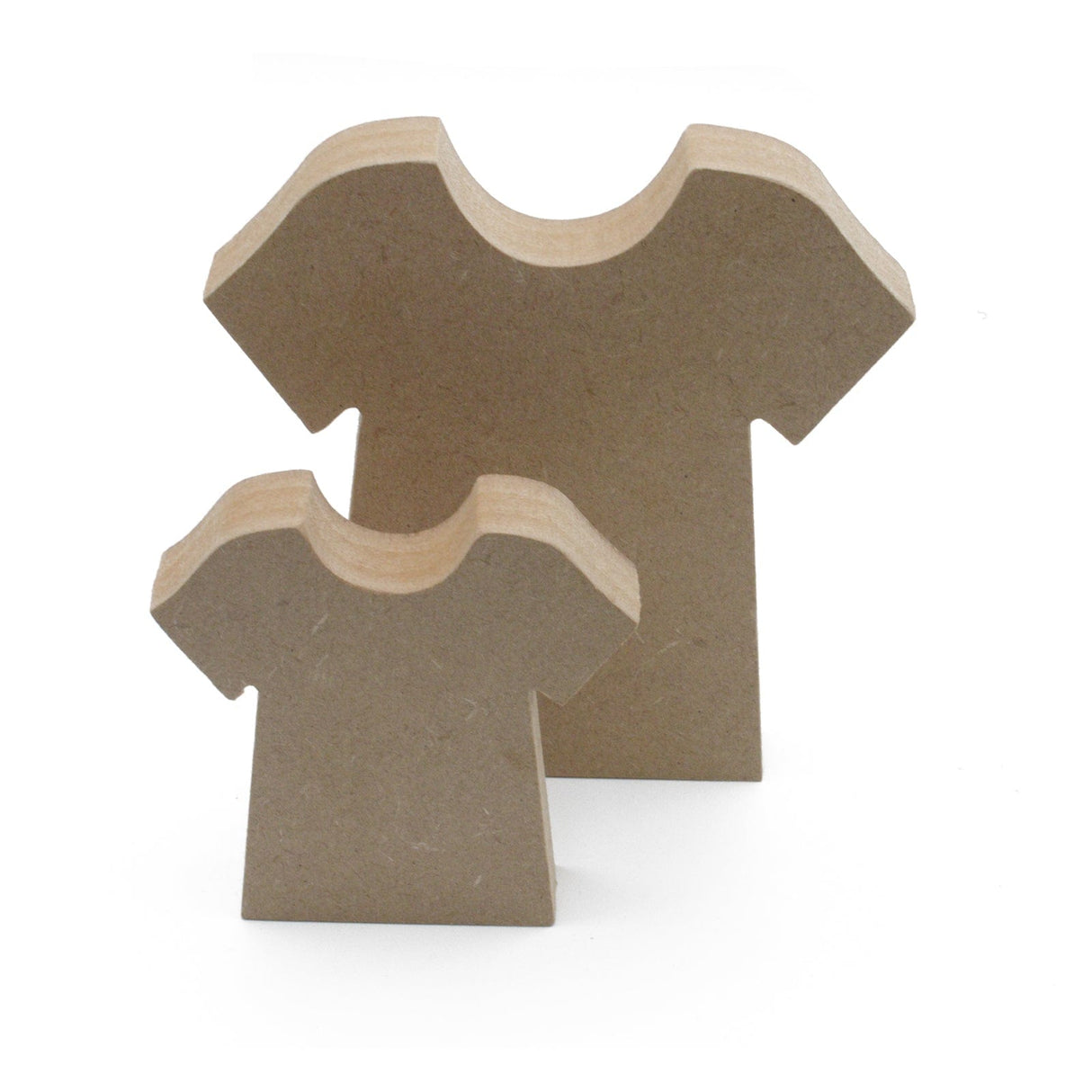 Freestanding Football Shirt 18mm MDF Wooden Craft Shape - Laserworksuk