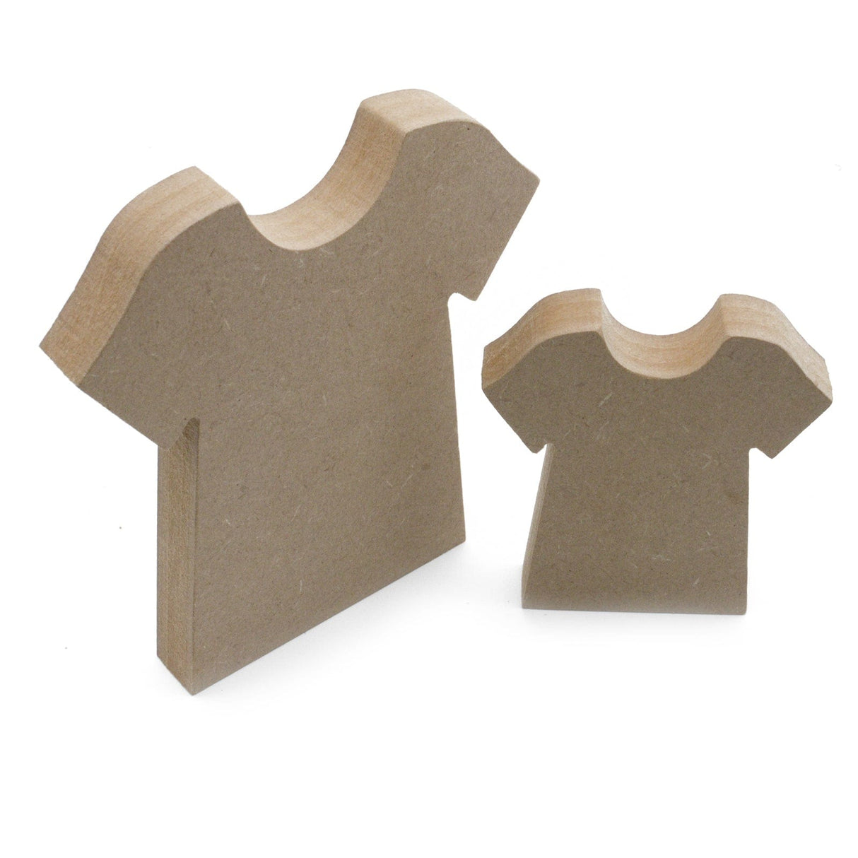 Freestanding Football Shirt 18mm MDF Wooden Craft Shape - Laserworksuk