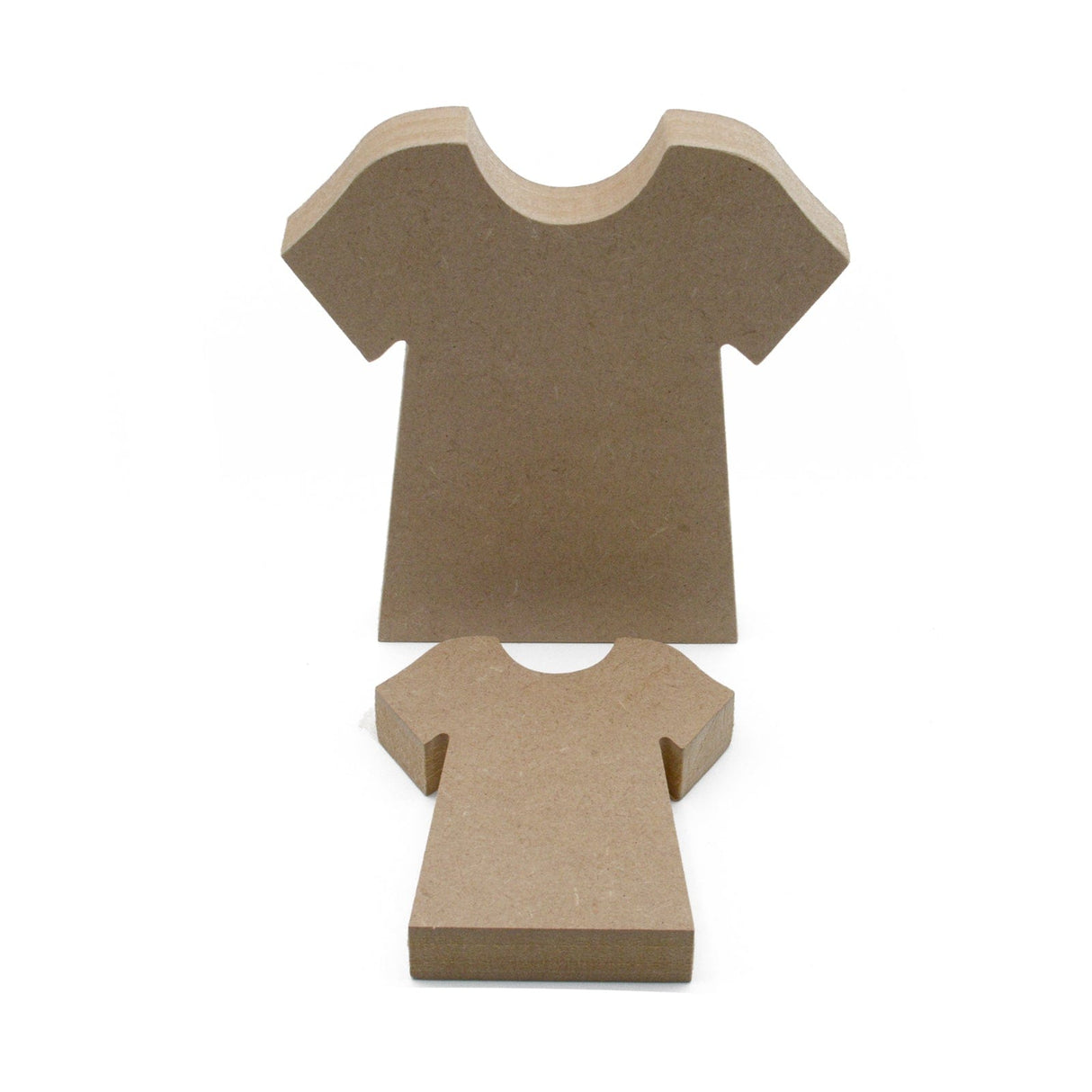 Freestanding Football Shirt 18mm MDF Wooden Craft Shape - Laserworksuk
