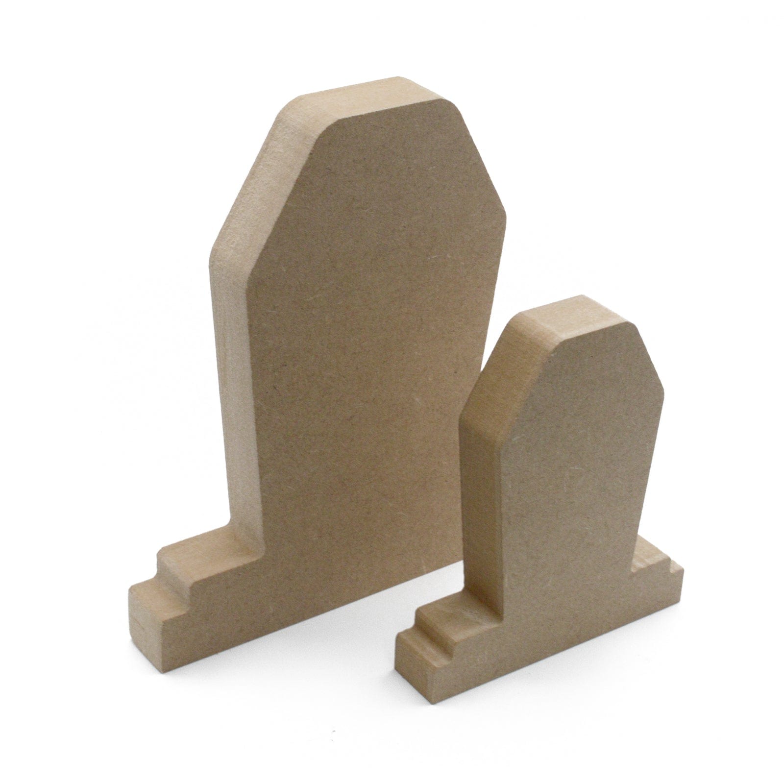 Freestanding Gravestone Coffin Halloween Craft Shapes - Laserworksuk