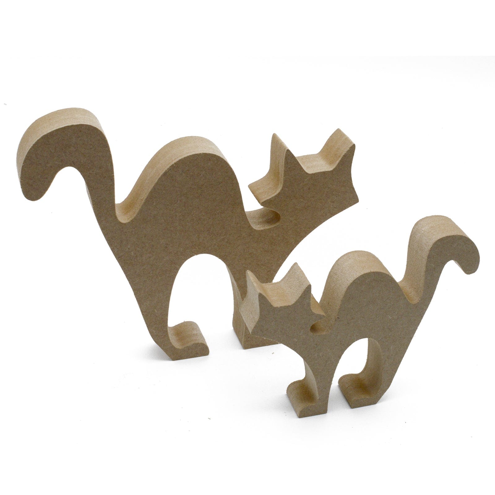 Freestanding Halloween Cat Spooky Craft Shape - Laserworksuk