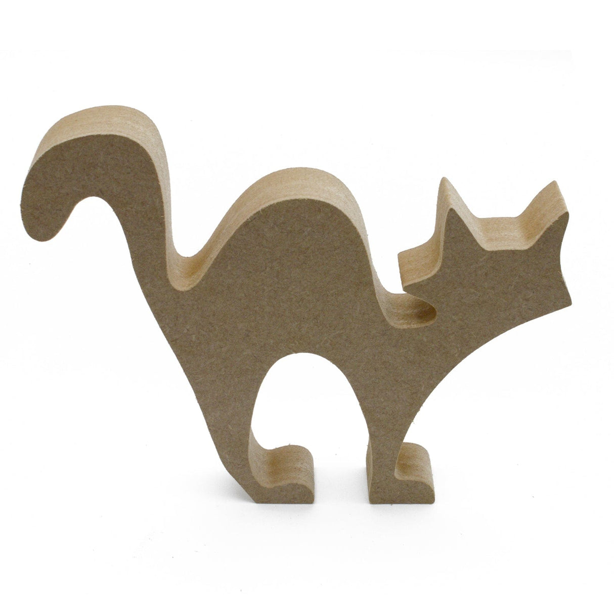 Freestanding Halloween Cat Spooky Craft Shape - Laserworksuk