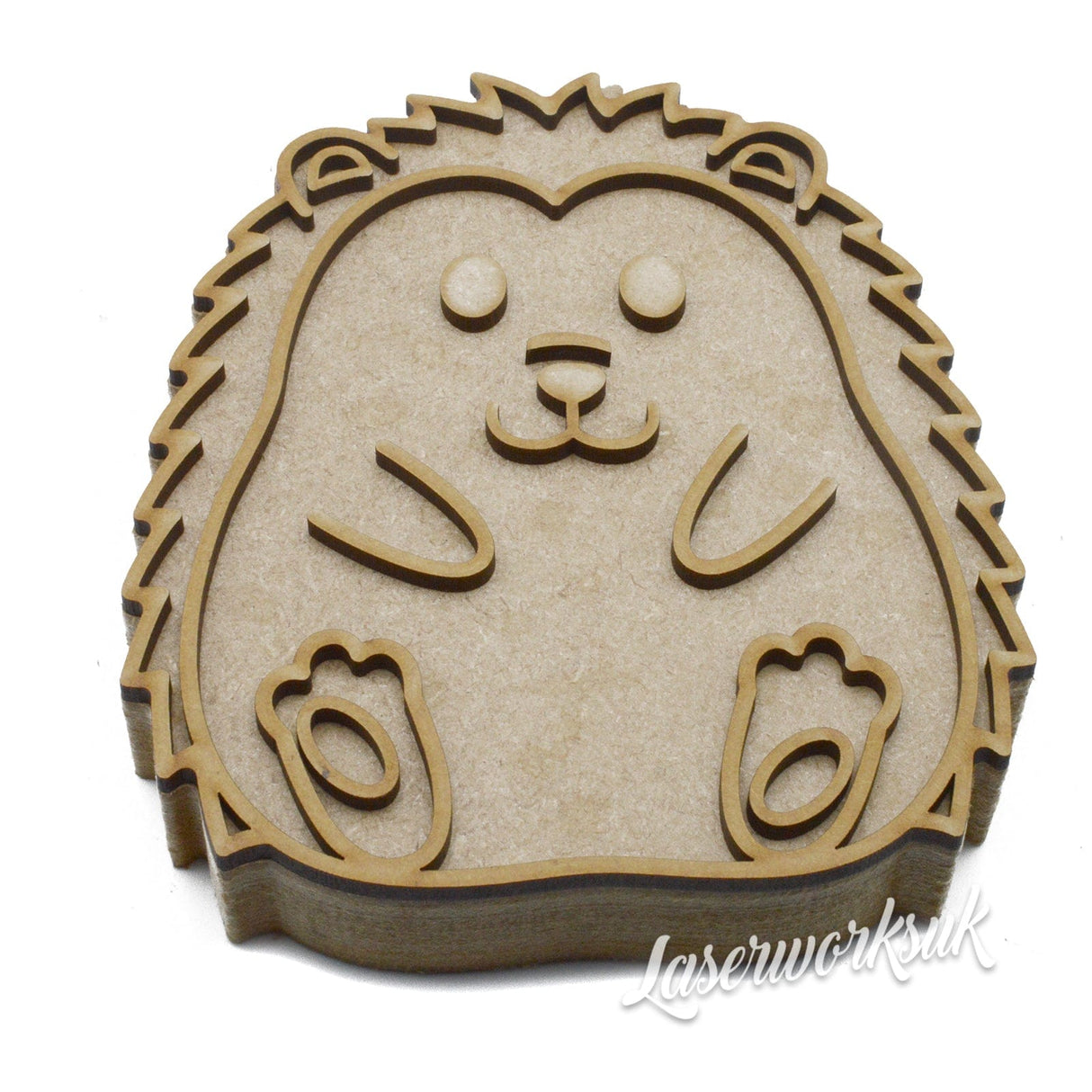Freestanding Hedgehog Shapes - Nursery Decor - Laserworksuk