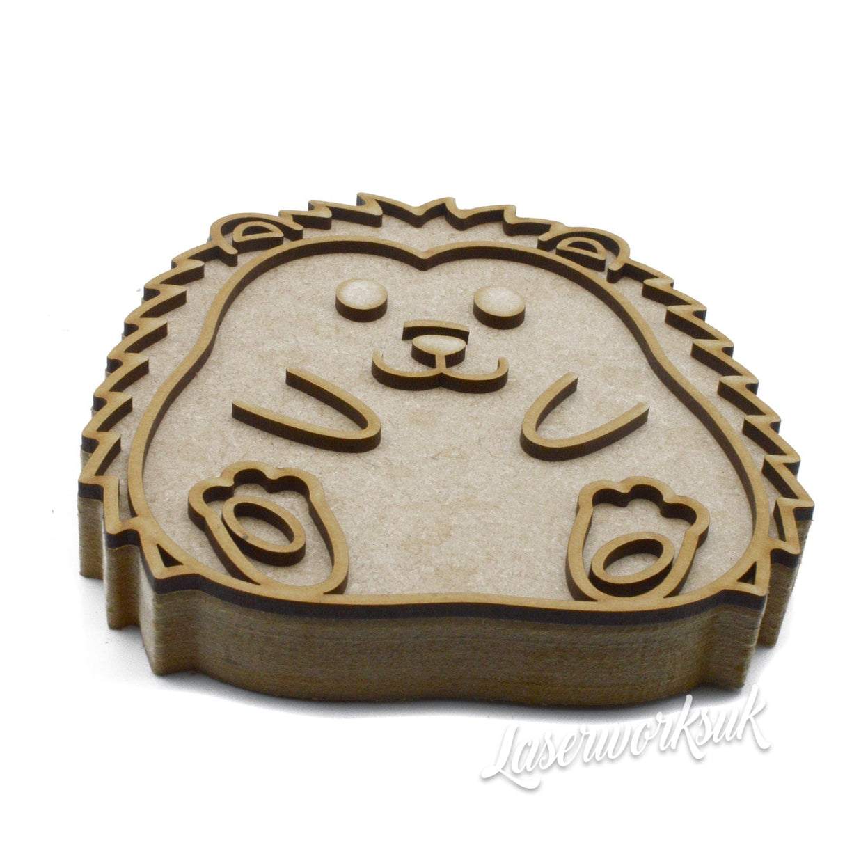 Freestanding Hedgehog Shapes - Nursery Decor - Laserworksuk