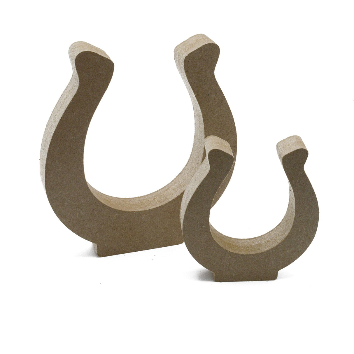 Freestanding Horseshoe Shape - MDF Wooden Craft Blank - Laserworksuk