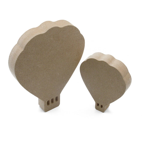 Freestanding Hot Air Balloon shapes - Nursery Decor - Laserworksuk