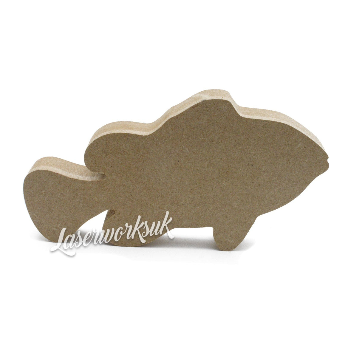 Freestanding Marine Fish - 18mm MDF Wooden Shapes - Laserworksuk