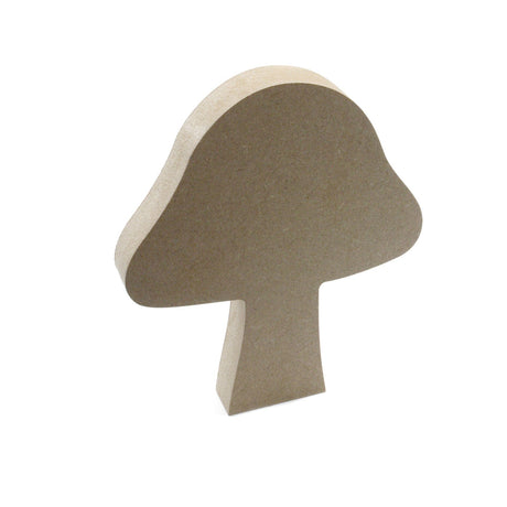 Freestanding Mushroom Toadstool - 18mm MDF Wooden Craft Shape - Laserworksuk