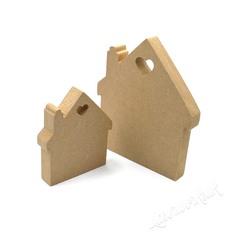 Freestanding New Home Wooden House Craft Shapes - Laserworksuk