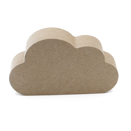 Freestanding Nursery Clouds 18mm MDF Wooden Craft Shapes - Laserworksuk
