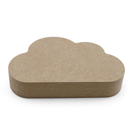 Freestanding Nursery Clouds 18mm MDF Wooden Craft Shapes - Laserworksuk