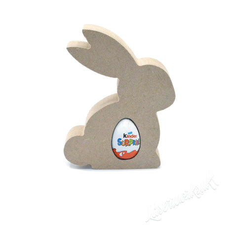 Freestanding Rabbit - Easter Bunny Chocolate Egg Holder - Laserworksuk