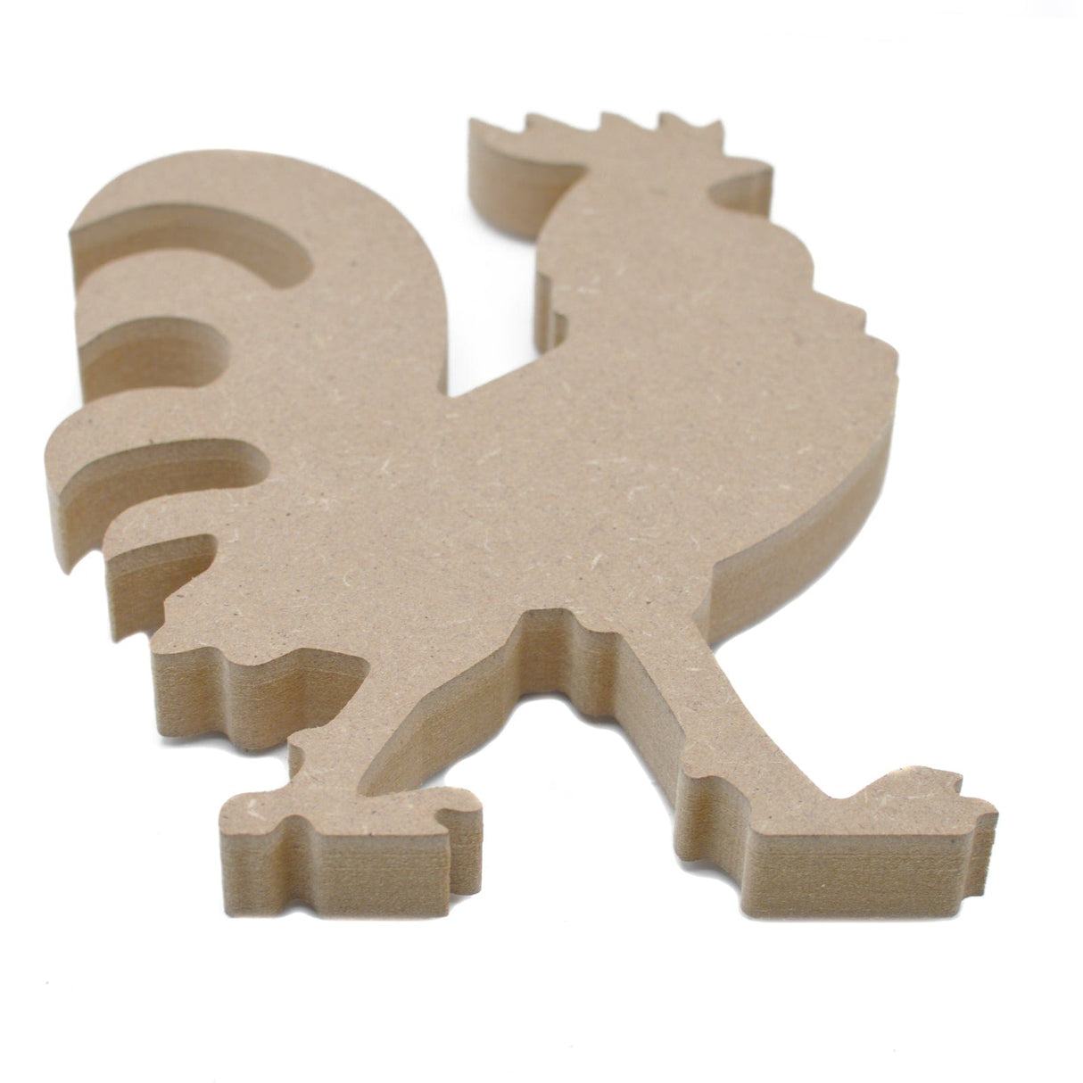Freestanding Rooster - Wooden Cockerel Bird Shape - Laserworksuk