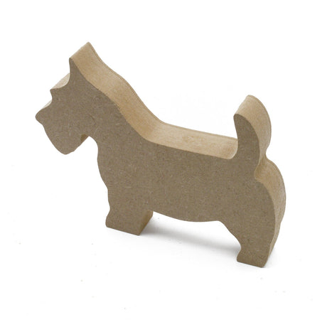 Freestanding Scottish Terrier Dog Shape - Laserworksuk
