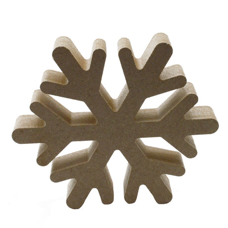 Freestanding Snowflake - Wooden Craft Shapes - LaserworksUK