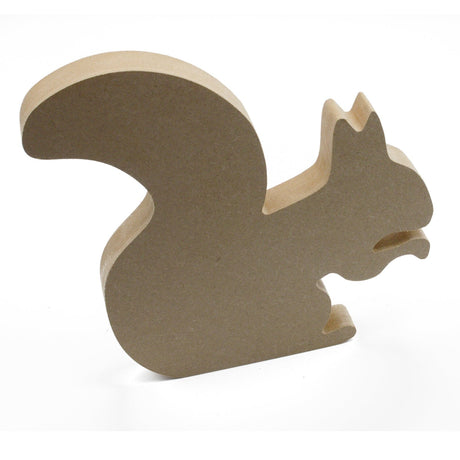 Freestanding Squirrel Wooden Wildlife Craft Shapes - Laserworksuk