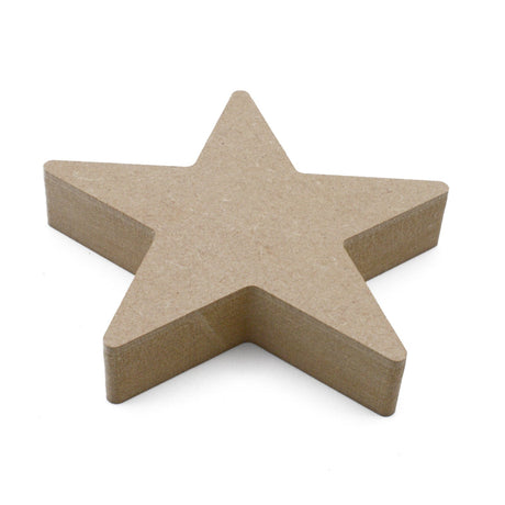 Freestanding Star shape 18mm Thick MDF Wood - Nursery Décor - Laserworksuk
