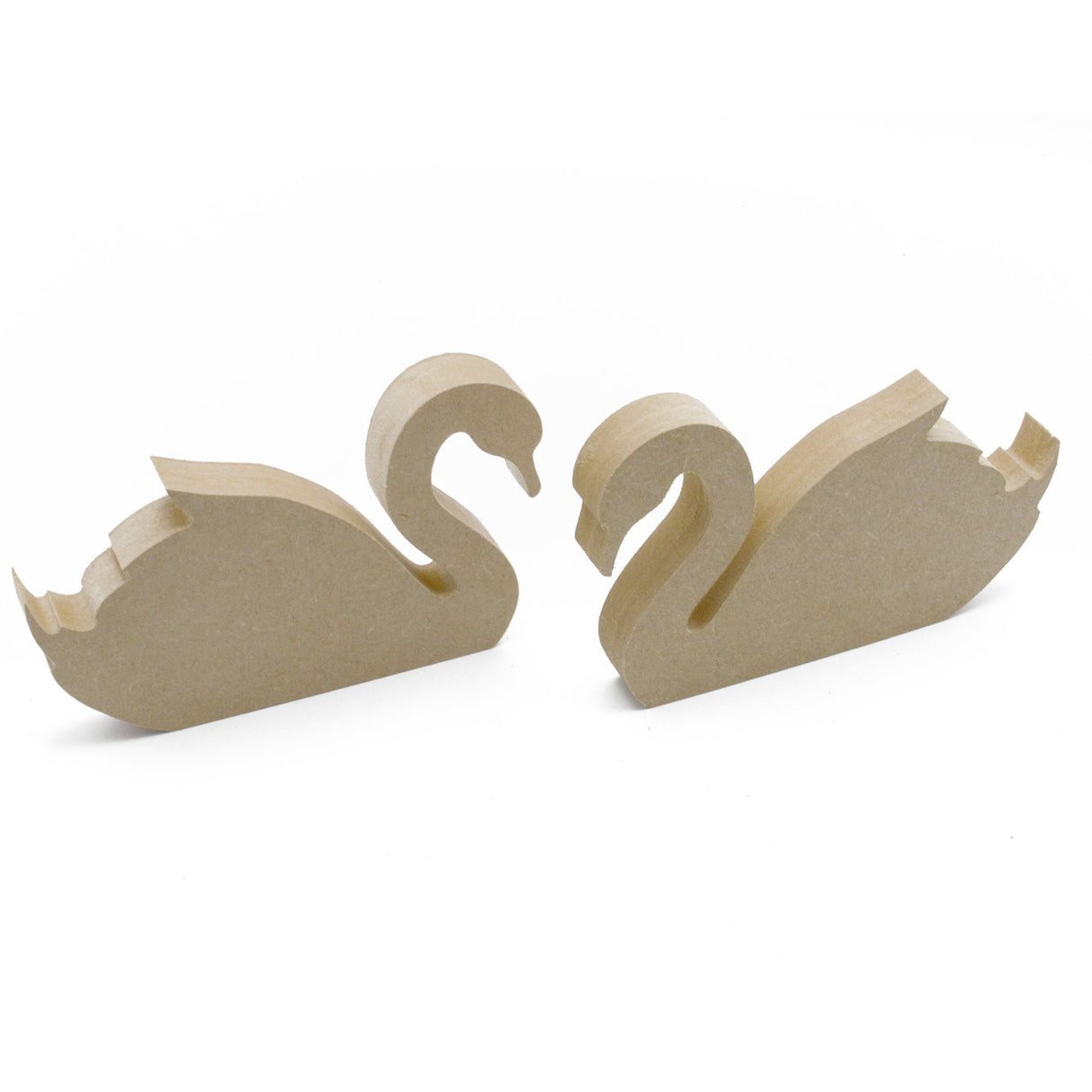Freestanding Swan Wooden Wedding Bird Craft Shapes - Laserworksuk