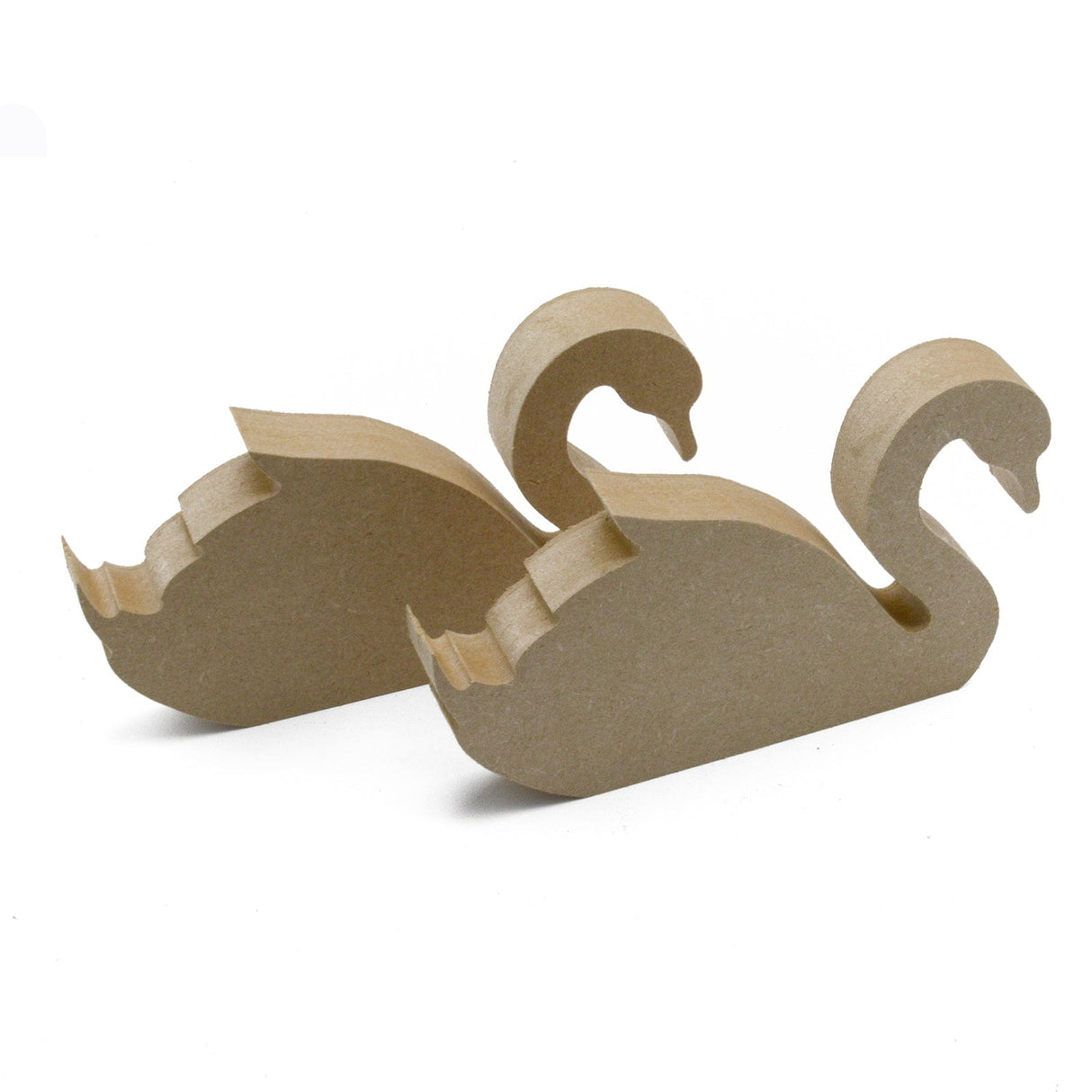 Freestanding Swan Wooden Wedding Bird Craft Shapes - Laserworksuk