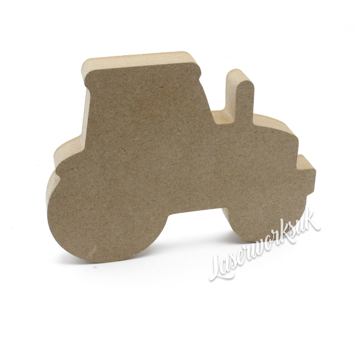 Freestanding Tractor 18mm Thick Wooden Shape - Laserworksuk
