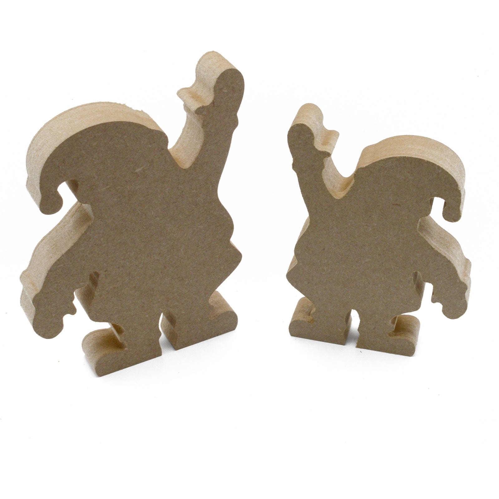 Freestanding Waving Christmas Santa Blank Decoration - Laserworksuk